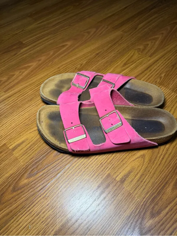 Birkenstock Arizona Pink Barbie Slip On sandals 40 size 9. - Image 5