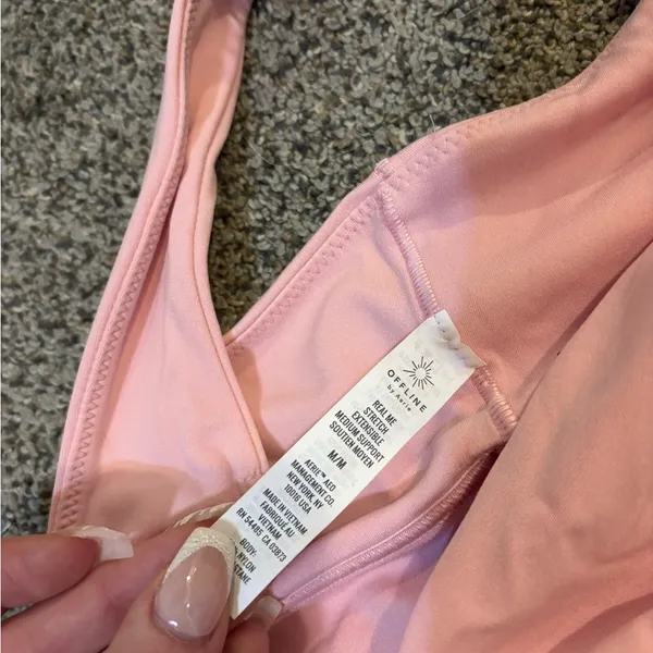Aerie Pink Sports Bra - Image 3