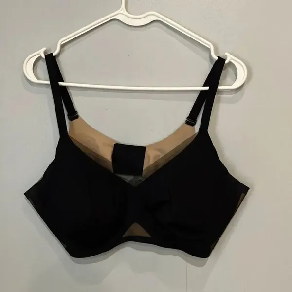 Honeylove Liftwear Bra in Runway Size XL Black Wireless Comfort #786 - Image 4