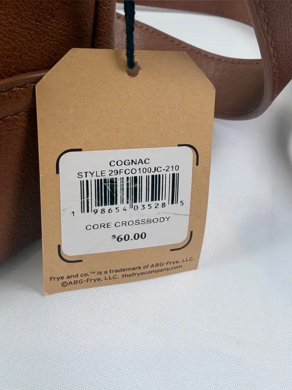 FRYE AND CO Brown Shoulder Bag Zip Closeure Adjustable/Detachable Strap - Image 8