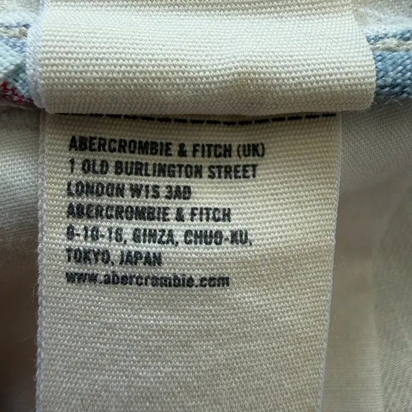 Abercrombie &‎ Fitch Womens Linen Shorts Size 12 Ivory Drawstring Resort Preppy - Image 12