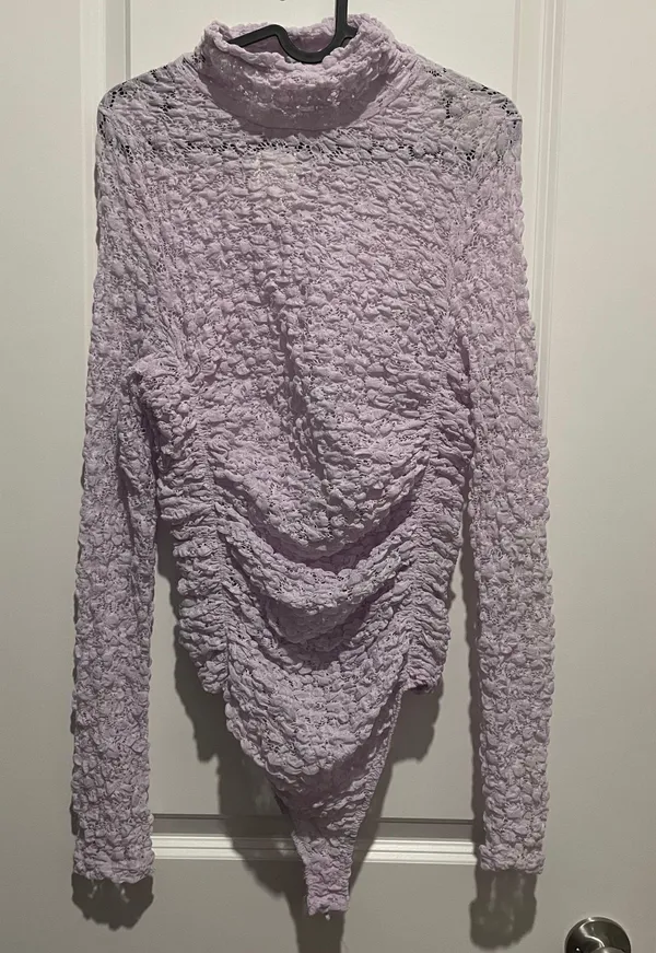 Free People NWT Top Lilac Lace Bodysuits - Image 5