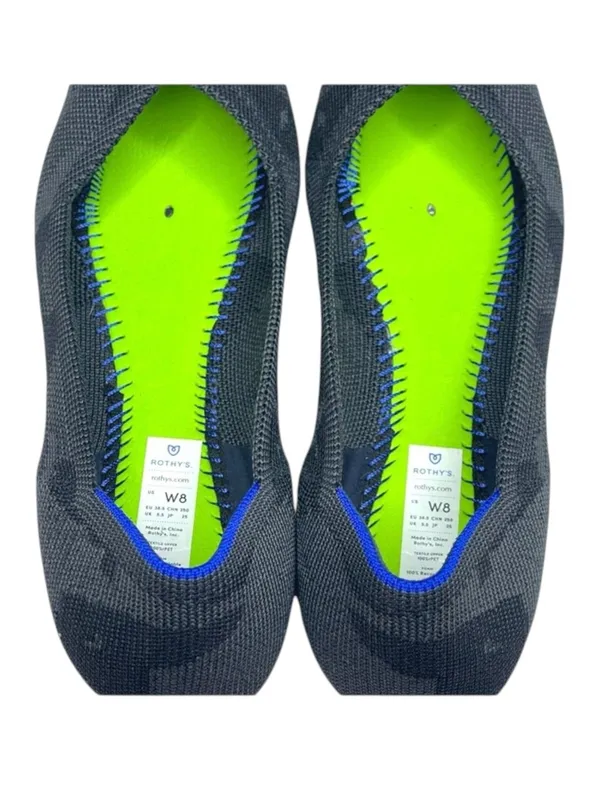 VHTF: Rothy’s ➤ The Point Ballet Ballerina Flat ➤ Grey Camo Print ➤ 8M ➤ Retired - Image 12