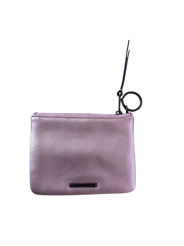 REBECCA MINKOFF Pink Leather Bride Tribe Keychain Coin Wallet - Image 6