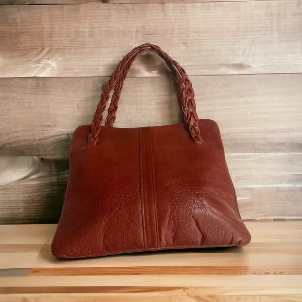 Vintage Jane Shilton Brown Leather Handbag, England, 1970's - Image 7