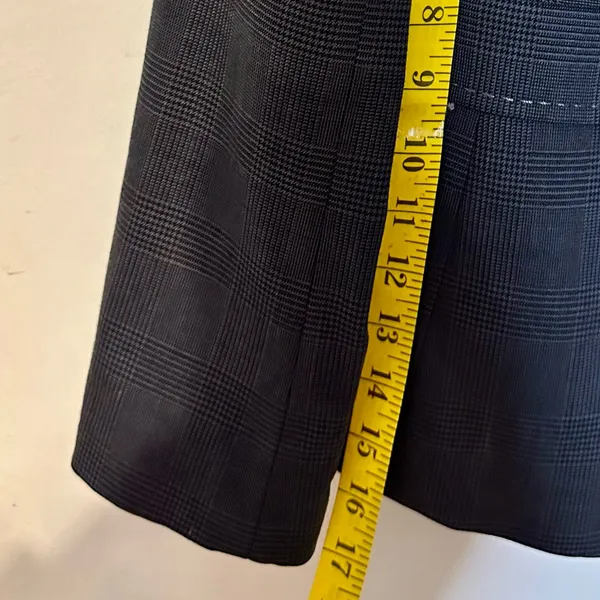 Elie Tahari Single Button Wool Blend‎ Women's Size 4 Blazer Charcoal Business - Image 8