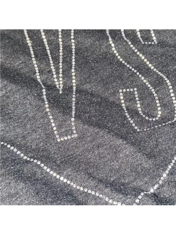 Victoria's Secret Dark Gray VS Heart Logo Sweatshirt Crewneck crew sweater - Image 3