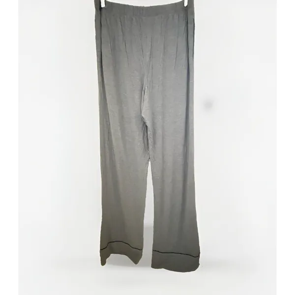 Victoria's Secret Pajama Modal Pants Gray Solid Lounge Sleep Pants Large Long - Image 2
