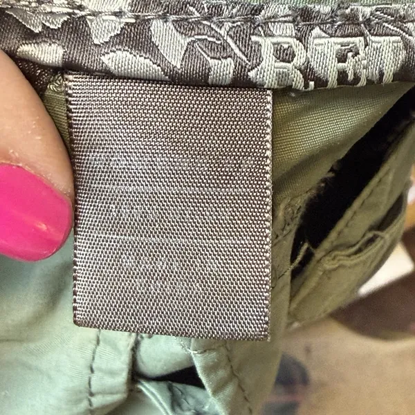 REI Mid Rise Convertible Army Green Cargo Hiking Shorts Nylon UPF 50+ Women's SM - Image 5