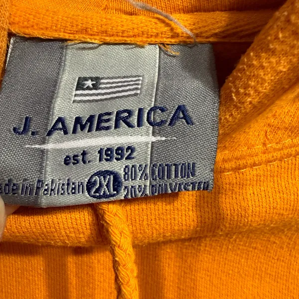 J. America University of TN Bright Orange Hoodie Sz 2XL UT‎ Vols Rocky Top - Image 3