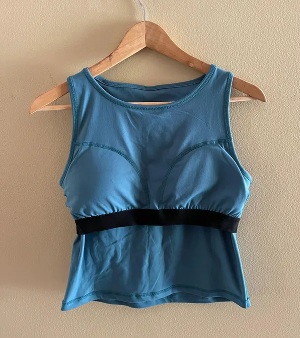 Monat Cropped Tank Blue Size L - Image 3