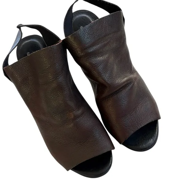 EUC Free People Leather Picture This Heels Size 9.5 - Image 5