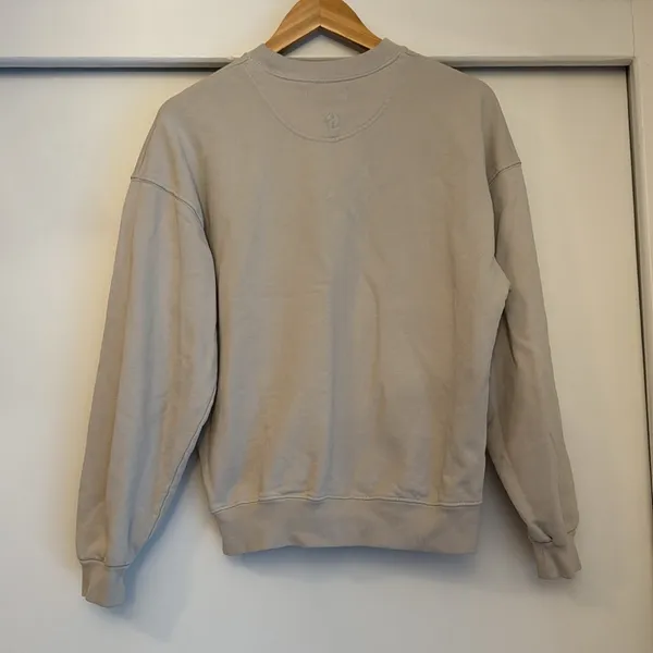Anine Bing XS Muse Tan Stone Tiger Sweatshirt - Image 8