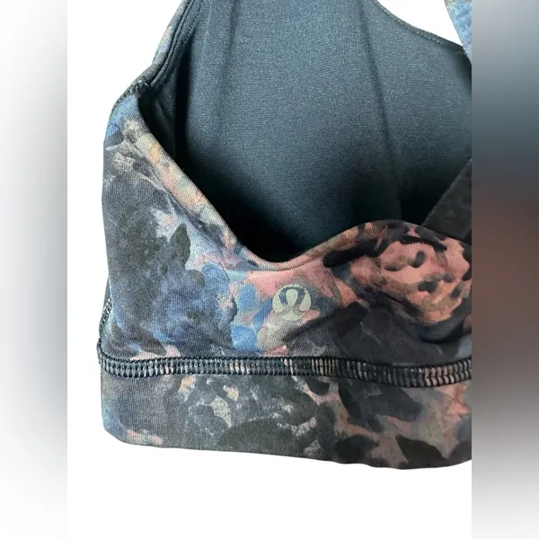 Lululemon Energy‎ Bra Moody Mirage Bark Berry Deep Navy Size 8 - Image 7