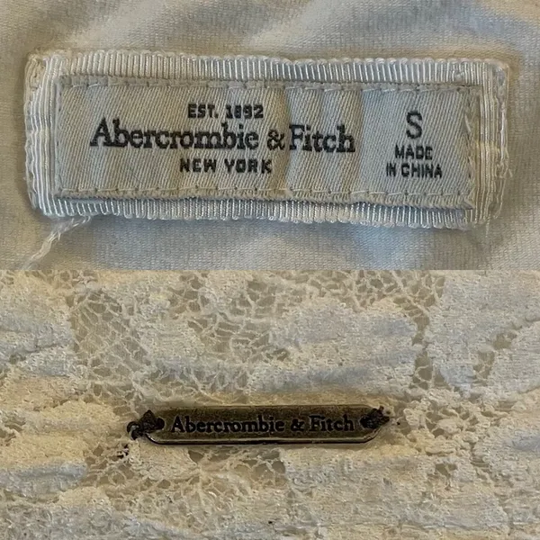 Abercrombie & Fitch Mini Skirt | Ivory Lace - Image 9