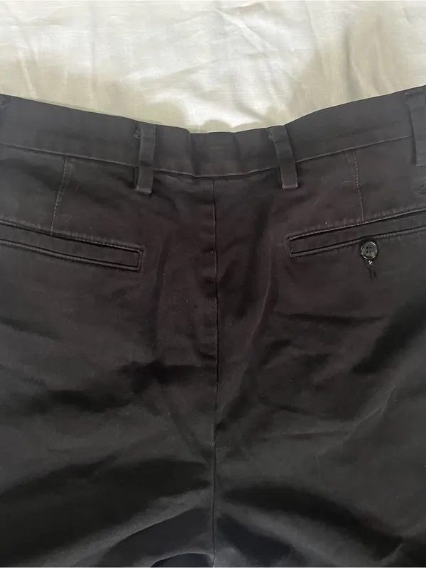 Men's Black Chino Pants Size 10 - Image 7