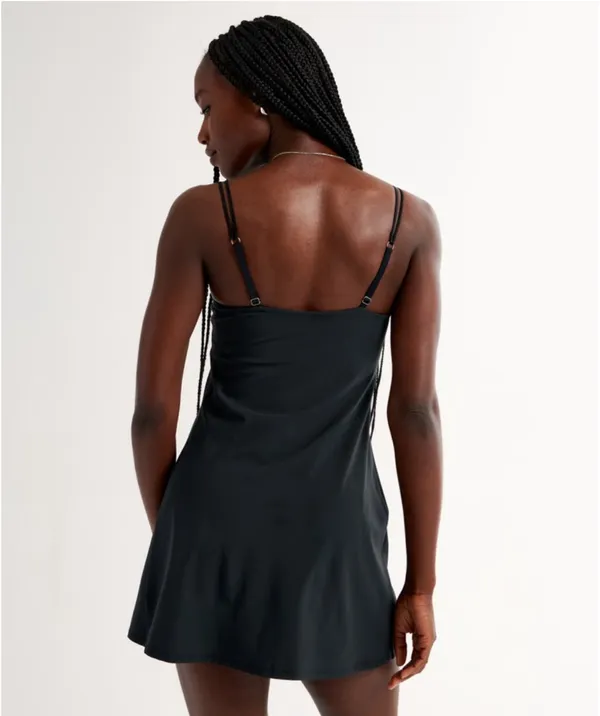 Abercrombie Traveler Mini Dress Black XS - Image 3