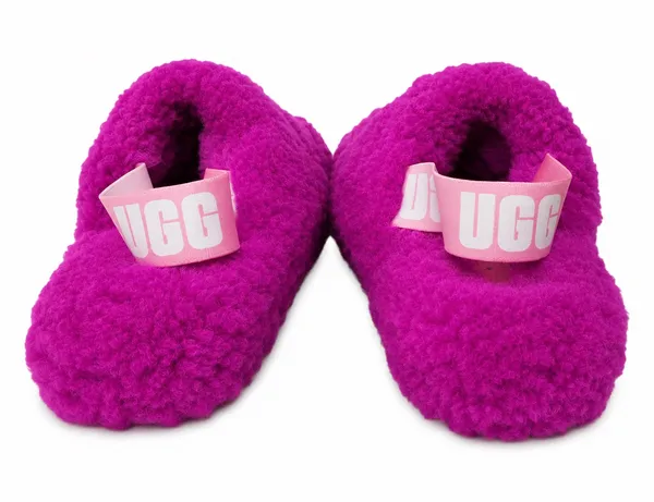 972 UGG Fluff Yeah Fuchsia Platform Slippers Women’s Size 9 - Image 4