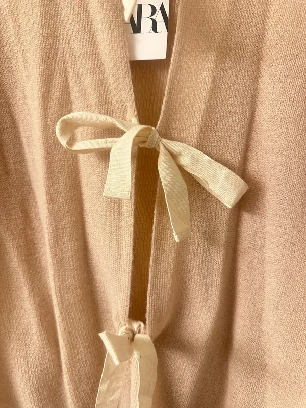 ZARA Bow Sweater Knit - Image 4
