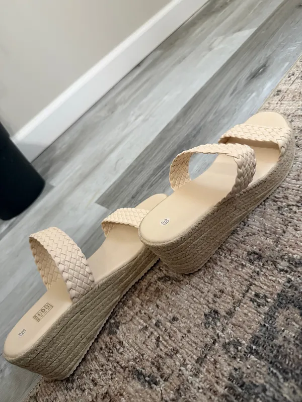 Platform wedges Tan Size 8.5 - Image 4