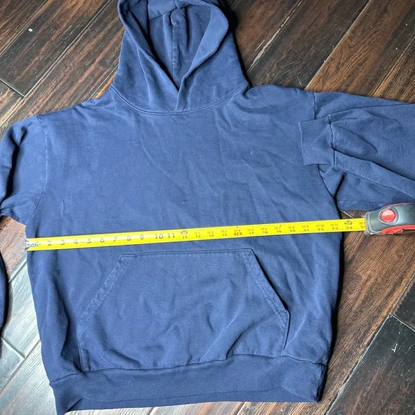 Hoodie sweater long sleeve casual cotton Los Angeles Apparel basic unisex - Image 2