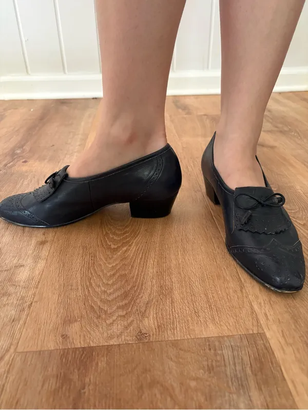 40s style loafer heels Blue Size 8.5 - Image 8