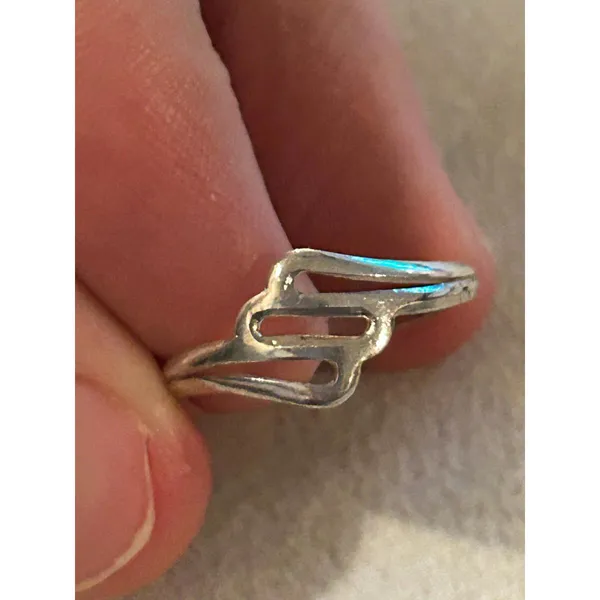Ring band 925 sterling silver unique rare size 6.25 - Image 2