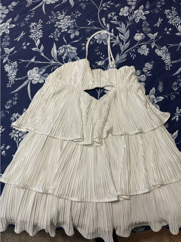 Lulus Mini White Dress - Image 3