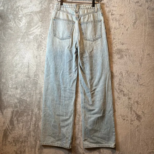 SABLYN Relaxed Straight‎ Leg Jeans Light Wash Size 25 X 32” - Image 4