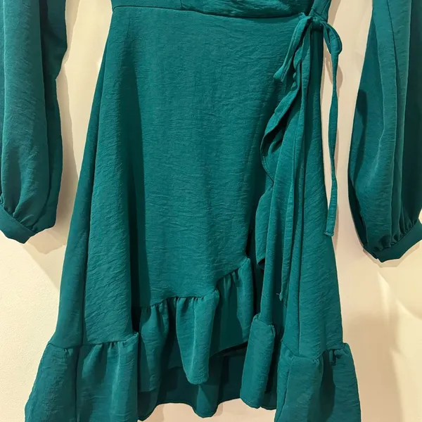 Altar’d State Hunter Long Sleeve Ruffle Mini Dress XS NWT - Image 4