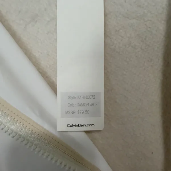 NWT Calvin Klein Sherpa and Windbreaker Half Zip Mock Neck Jacket Large - Image 7