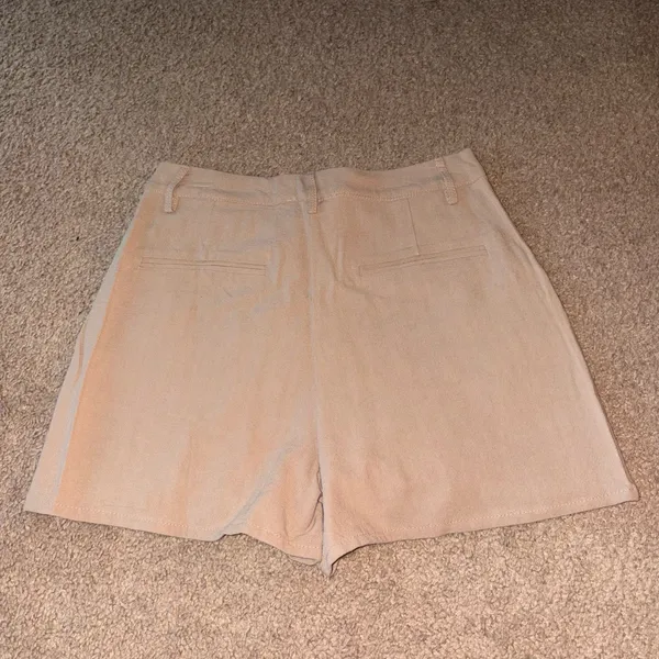 High Rise Tan Skort - Image 3