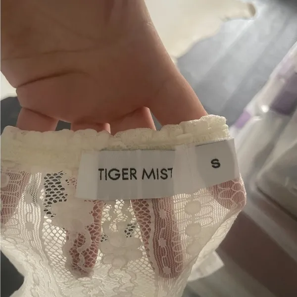 Tiger Mist Lace Crop Top - Image 4