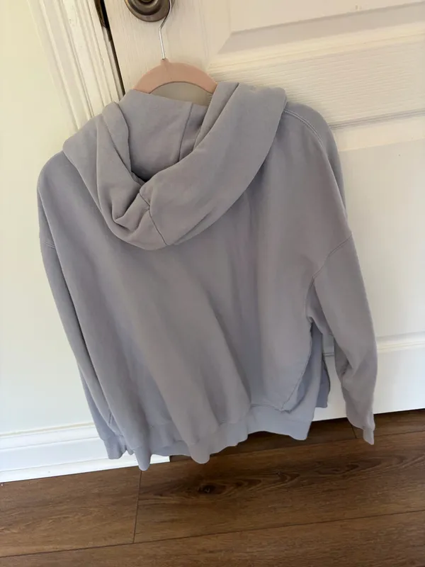 Blue/ grey zip up jacket Blue - Image 2