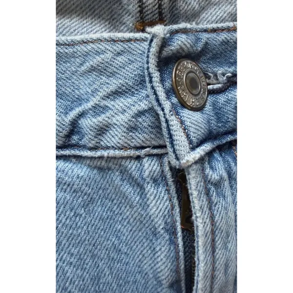 Abercrombie & Fitch High Rise Wide Leg Jeans Medium Wash Size 16 Regular - Image 5