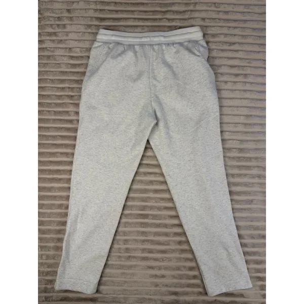 Athleta Jogger Pants Womens M Gray Sweatpants Zip Ankle Athleisure Lounge - Image 2