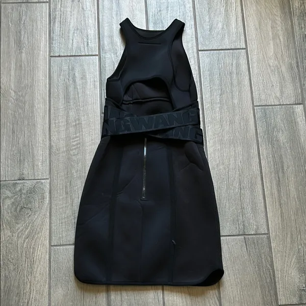 H&M Black Sleeveless Halter Sheath Dress - Image 4