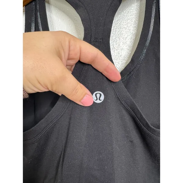 Lululemon Racerback Tank Top Black Athletic Yoga‎ Gym Shirt - Image 3