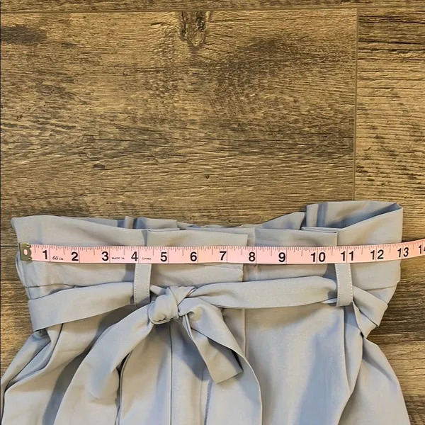 Light Blue Women's High-Waisted Dressy Pants - Image 4