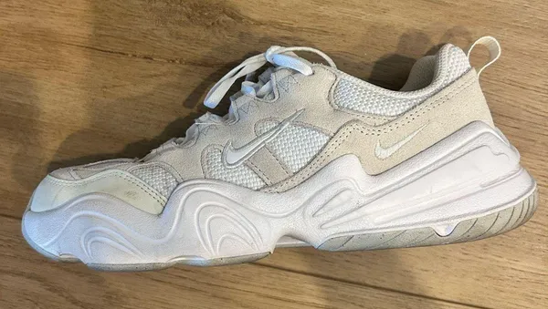 Nike Tech Hera Sneaker in White, Summit White, & Photon Dust - Image 2