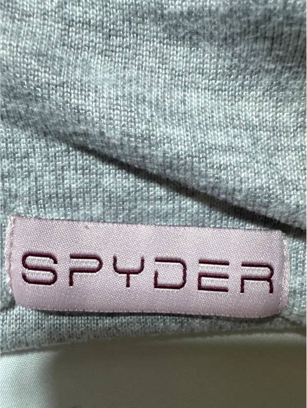 Spyder Grey Polyester Spandex Crewneck Sweatshirt Medium - Image 2