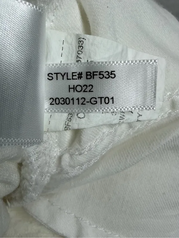 NWT J.Crew Slim Boyfriend Jeans Womens 32 Tall White All Day Stretch BF535 - Image 11