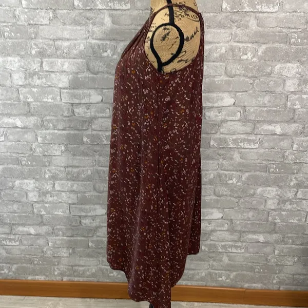 Maurices Brown Floral High Neck Dress - Image 2