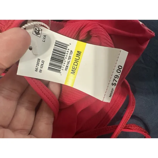 NWT Summerful Swimwear: Red‎ Ribbed Bikini Set (Top Medium, Bottom Small) - Image 6