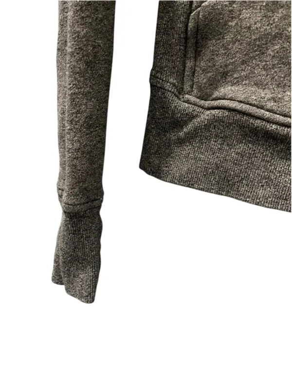 Lululemon Scuba Full Zip Hoodie Classic Fit Heathered Gray Jacket Size 4 Stretch - Image 5