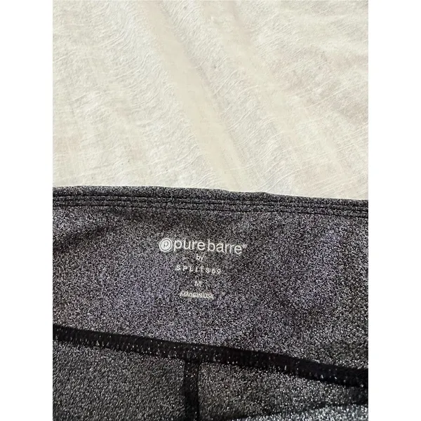 Pure Barre Women’s Medium Splits 59 Glitter Workout Pants - Image 4