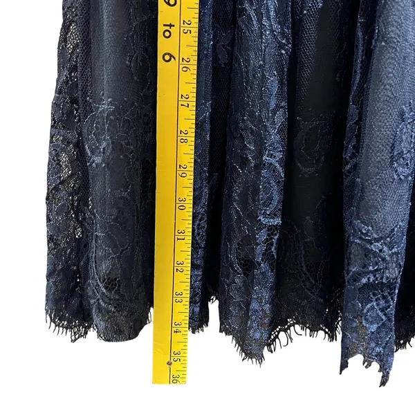 Altar'd State Size Small Navy Lace Mini Dress Fully Lined Prom Formal Sorority - Image 2