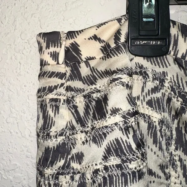 Sigrid‎ Olsen Floral Midi Skirt Brown Cream Size 14 Boho - Image 3