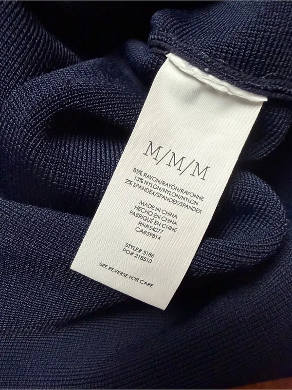 CAbi Dame Navy A-Line Skirt - Medium - Image 5