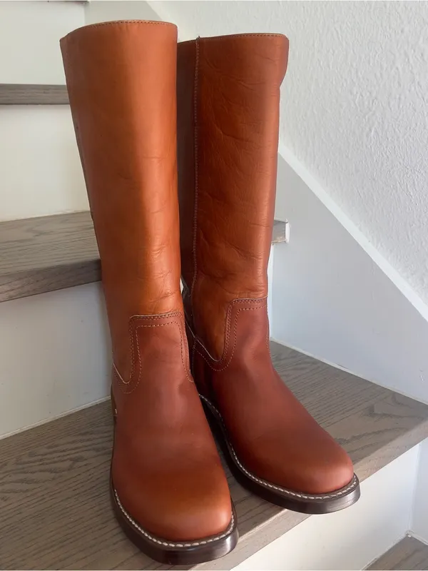 Frye Campus 14L Riding Boots in Saddle Brown Montana Leather NWOB - Image 4